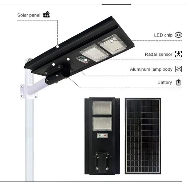 Long-Lasting and Waterproof Solar LED Street Lights for Simple Outdoor Installation