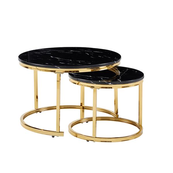 Нержавеющая сталь журнальных столов круглого шифера верхняя изготовленная на заказ легкая очищает