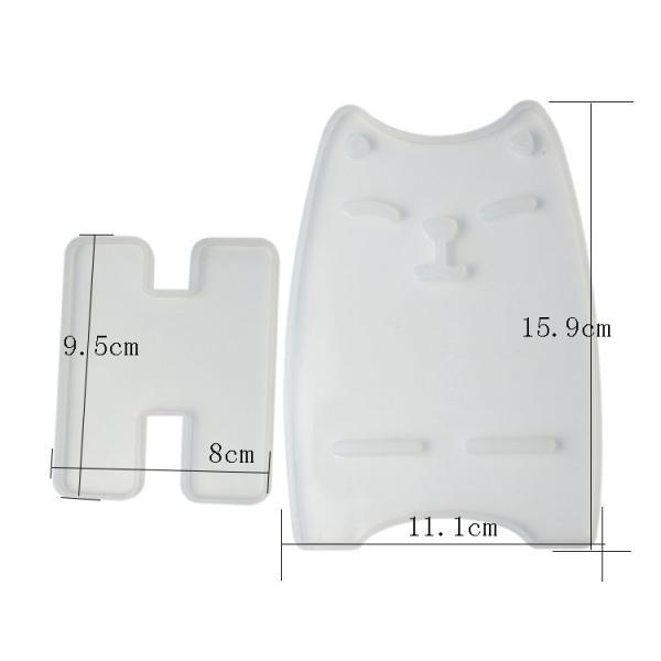 Silicone Molds For Mobile Holder 9pcs Colorful Cartoon Pattern Resin Moulds Epoxy Jewelry