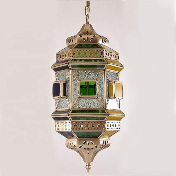 Hotel Dining Room LED Decorative Lights in Arab Muslim Style Product Dimension D280mm H550mm Support Dimmer Yes