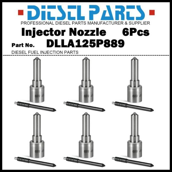 Common Rail Nozzle DLLA125P889 Hot Sale Common Rail Nozzle Dlla125p889, 093400-8890 for Injector 095000-6480