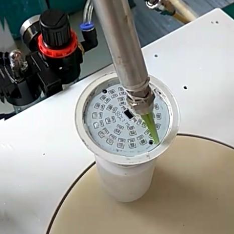 200W Glue Dispensing Machine Round Adhesive Dispensing Equipment Four Station
