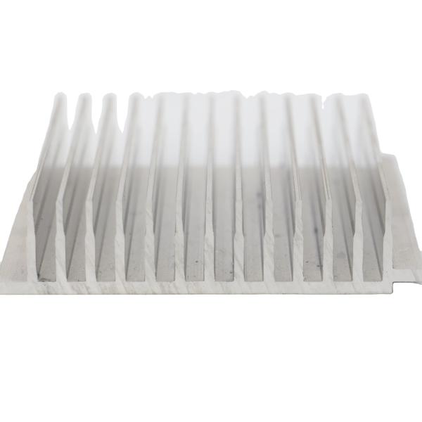 Silver Anodized Aluminium Extrusion Profiles for Customized Size Radiator Sheet Aluminum
