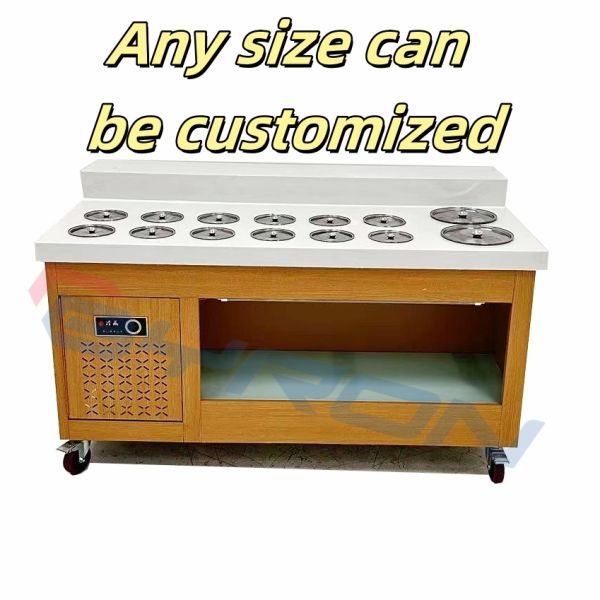 Condiment Hotpot Refrigerator Malatang Open Merchandiser Refrigerator