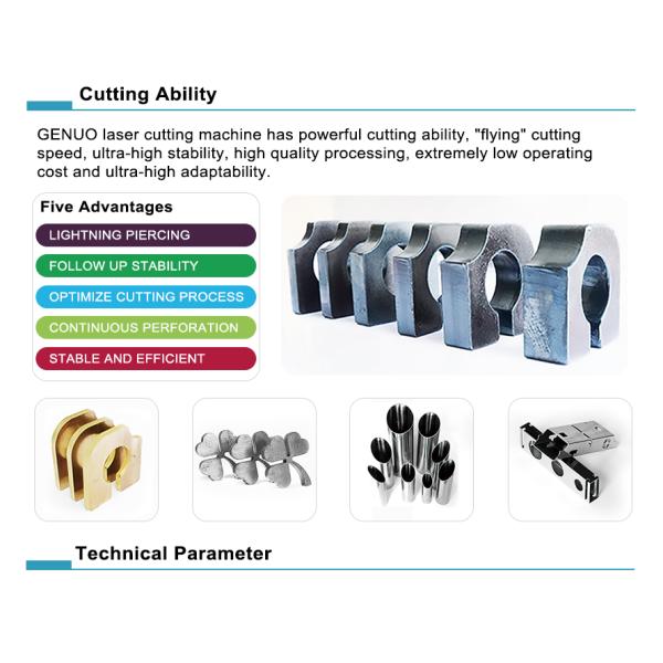 120 мм/мин Лазерная резальная машина для резки пластин и труб 220V 380V 415V 440V