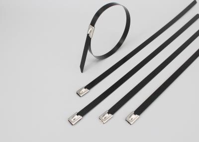 DEMOELE 201 304 316 PVC coated Stainless steel cable ties-ball self locking