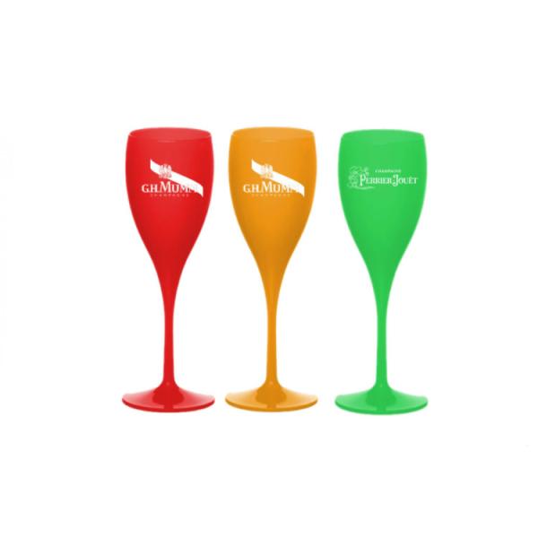 Reusable Dishwasher Safe Plastic Champagne Glasses Unbreakable Acrylic Champagne Flutes