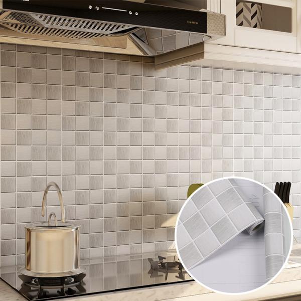 Vinyl Wallpapers Kitchen Brick PVC Wallpaper Bedroom Wall paper Oil proof 3D Wall Sticker