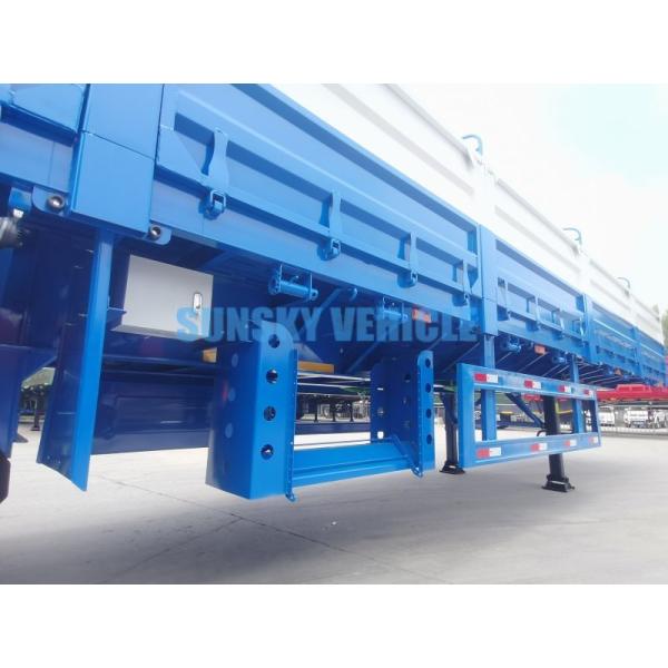 3 Axle Dropside Semi Trailer 40FT Side Wall Semi Trailer Grain Semi Trailer