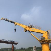 Crescimento telescópico certificado Crane Marine Customized do ABS 1.5t 36.6m