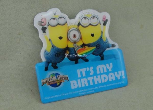 Cute Fridge Magnet Printing Souvenir Badges with Enamel Emblem And Military Pin