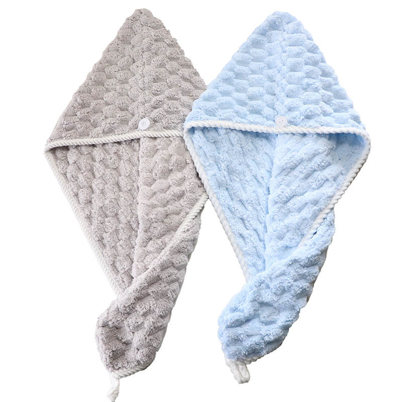 400 Gsm 25x65 Plush Microfiber Hair Drying Towel Breathable For Long Hair