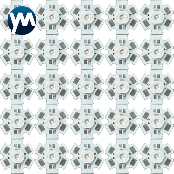 Лампа ультрафиолетова плиты люмена 20mm УЛЬТРАФИОЛЕТОВОГО света СИД СИД SMD 3W УЛЬТРАФИОЛЕТОВОГО имитационная алюминиевая
