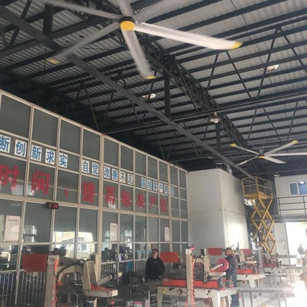 BLCD Motor 5.0m 16FT Big HVLS Ceiling Fan for Air Cooling and Maintenance-Free Design