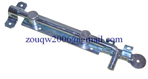 Galvanized Door bolts/latch DL602, lock for door Size: 120mm-300MM