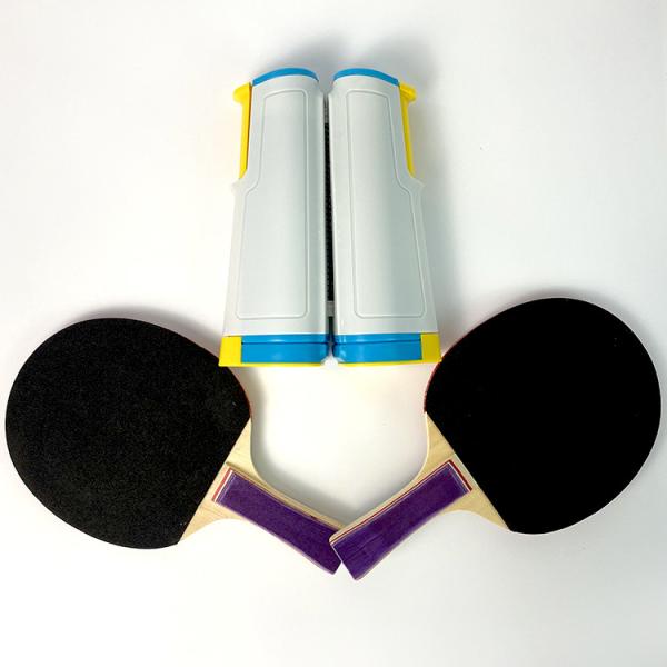 Retractable Table Tennis Rackets Set Net Ping Pong Paddle Net Balls Set