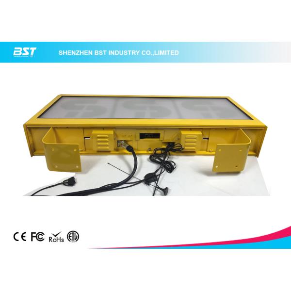 Дисплей такси разрешения Ултрал тонкой высокой приведенный крышей с акриловым стеклом 75мм Деептх