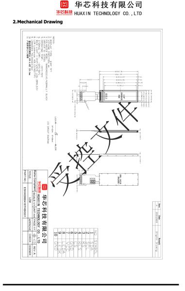 0.99 Inch Bar Type TFT 40X160 SPI4 LINE Interface Driving IC GC9D01 400c/D