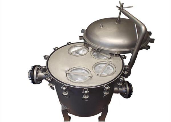 Stainless Steel Multi Bag Filter Housing 2P2S Wastewater Filtration Equipment