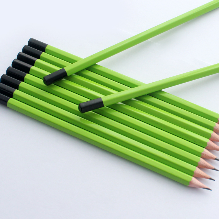 Hot selling China pencil presharpened 12pcs wood hb pencil with closed head