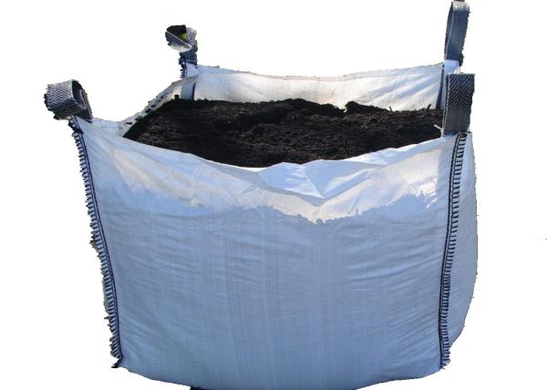 2200LBS U Panel Empty Bulk Bags , Sand / Cement / Soil Packing Jumbo Bags