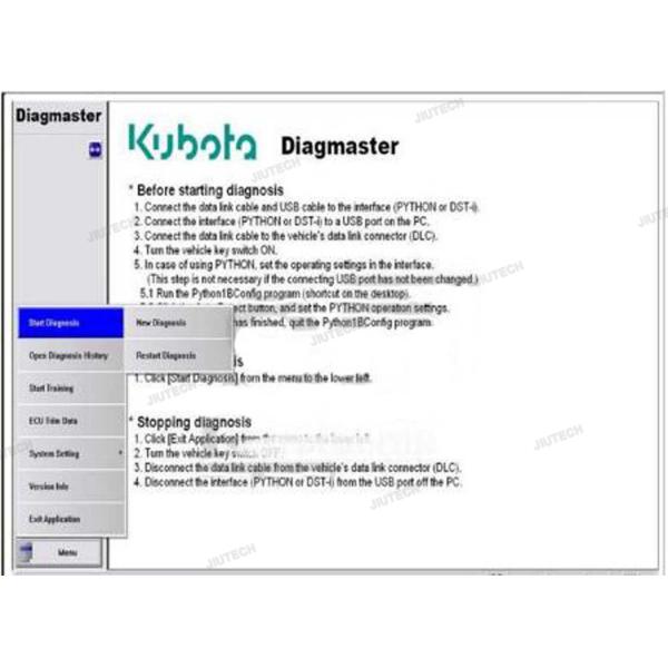 KUBOTA DIAGNOSTIC KIT для диагностики двигателя kubota kubota диагностический инструмент kubota diagmaster интерфейс kubota Python