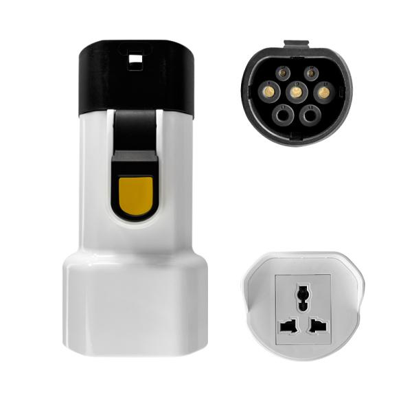 3.5KW Max Rated power White Customizable Car EV Discharger V2L Head Plug Type2 Outlet MG car Switch Type 2 EV Connectors