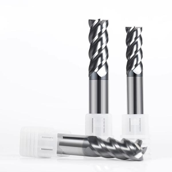 Cnc Machining 4 Flutes End Mill AlTiN Mold  End Mill Bits For Steel