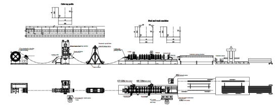 High Speed Drywall Steel Stud Roll Forming Machine For Quick And Easy Installation