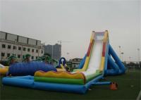 EN14960 Eco - tobogán acuático inflable gigante amistoso para los juegos inflables adultos del jardín