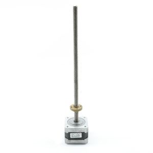 Nema17 Tr8x8 300mm Linear Stepper Motor With Screw Shaft 42BYGH  Leads 3.2 Kgcm