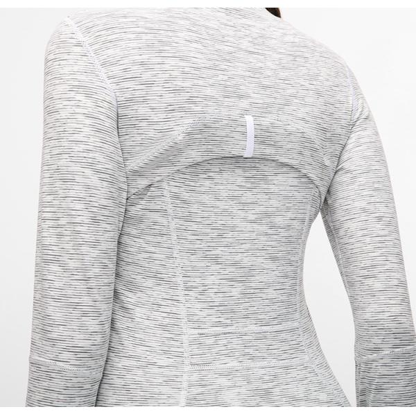 210gsm цифров печатая женщин йоги спортзала куртку спорт идущих с отверстиями большого пальца руки