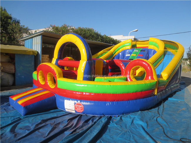 Factory Price Durable PVC Inflatable Obstacle Course Kids Inflatable Bounce House for Party Rental