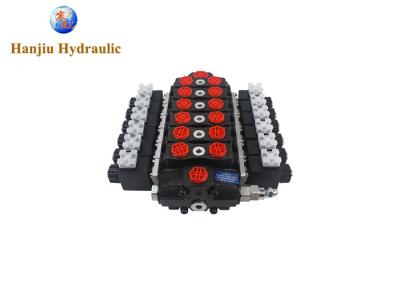 HSSD8DC 6 Spool Solenoid Directional Hydraulic Control Valve Fit For Agriculture Tractor And Construction Sanitation Mining