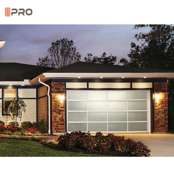 Rolling Up Glass And Aluminum Garage Door With Automatic Lock For Home Mall Park