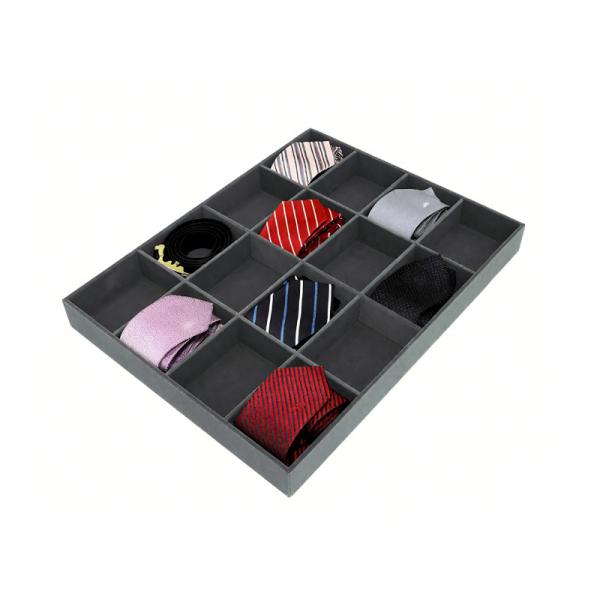 Handmade Modular Velvet Jewelry Drawer Organizer Closet Drawer Insert