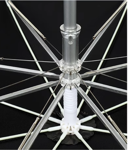 Водостойкий и большого размера ветростойкий алюминиевый зонтик с 8 ребрами