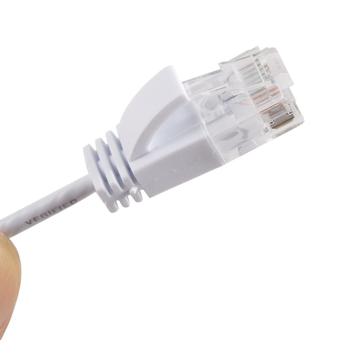 Ультра тонкий кабель заплаты гибкого провода 500MHZ Rj45 локальных сетей гигабита Cat6A UTP