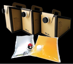 Transparent Food Grade Bag In Box With Valve For Liquid Dispensing Storage