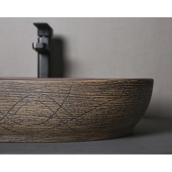 Household Commercial Bathroom Countertop Basin Art Design 580*400*130mm
