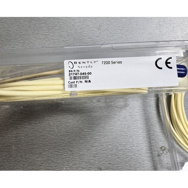 Bently Nevada 21747-045-00 7200 Series Extension Cable for Non-Contacting Measurement with 80 Mils Linear Range and API 670 Compliance