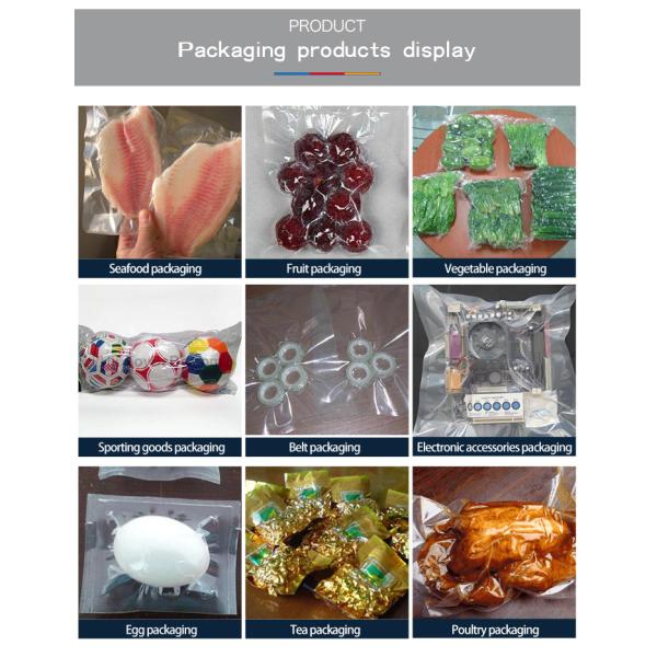 Long Service Life Desktop Vacuum Packing Machines For Fresh Meat Fish Vegetable Storage