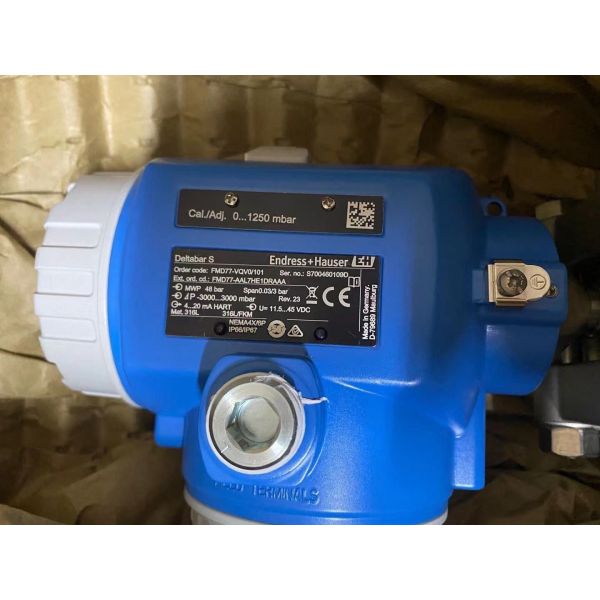 Endress+Hauser FMD77-VQV0101 | Deltabar S DP Transmitter with Diaphragm Seal
