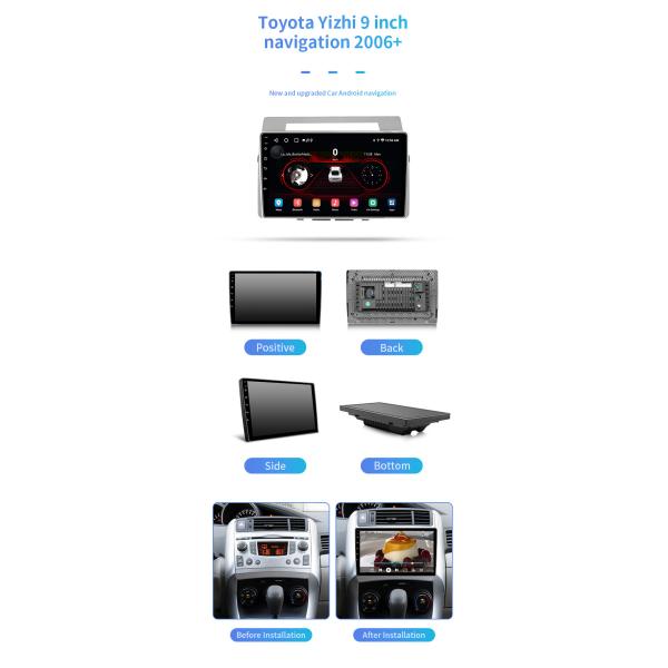 9 дюймов для автомобиля DVD воспроизведения Тойота Yizhi 2006+ Hd видео-/навигации автомобиля Bluetooth CD