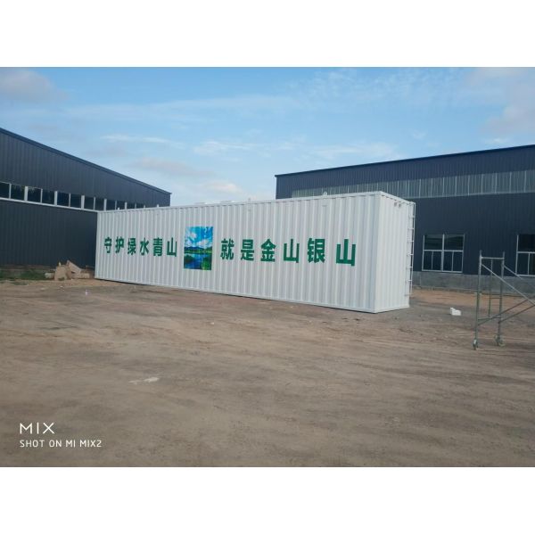 10m3-1000m3/Day Processing Power MBBR Plant with Automatic Running for 95% CODcr And BOD5 Reduction