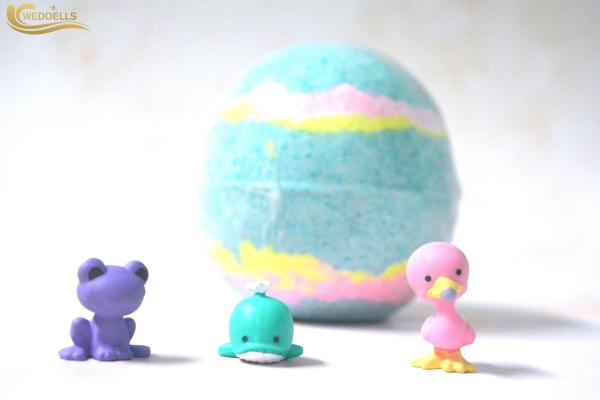 Fizzy Custom Children Bath Bombs For Birthday Gift Individually Wrapped