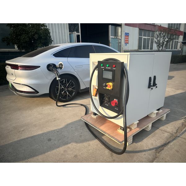 Maxpower 60kW Rated Power 65kWH Capacity IP55 Protection Mobile EV Charger Portable Charging Station