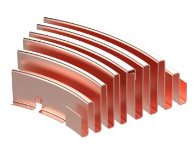 Industrial Components Aluminium Copper Pipe Heat Sink Anodizing ROHS Certificated