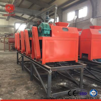 Linha de produção do adubo do composto 1-2T/H, granulador da imprensa do rolo do adubo