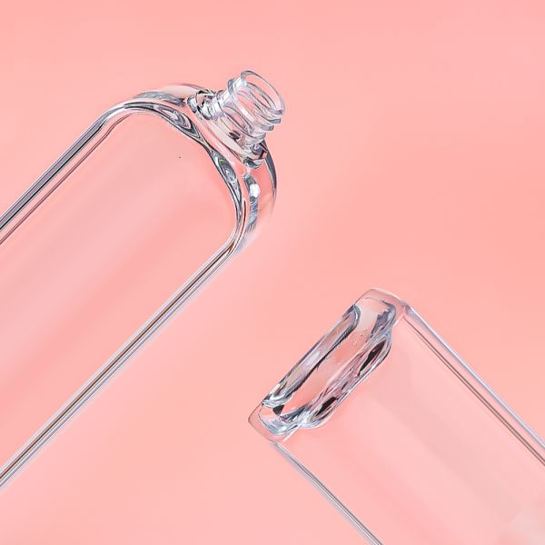 Low MOQ FDA Approved PETG Flat Dropper Bottle - Customizable Plastic Cosmetic Bottle for Skincare